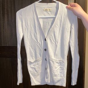 Cream Hollister Cardigan